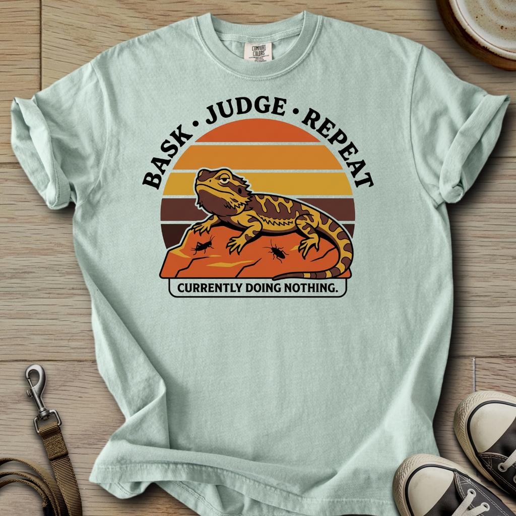 Bask, Judge, Repeat - Beardie T-Shirt