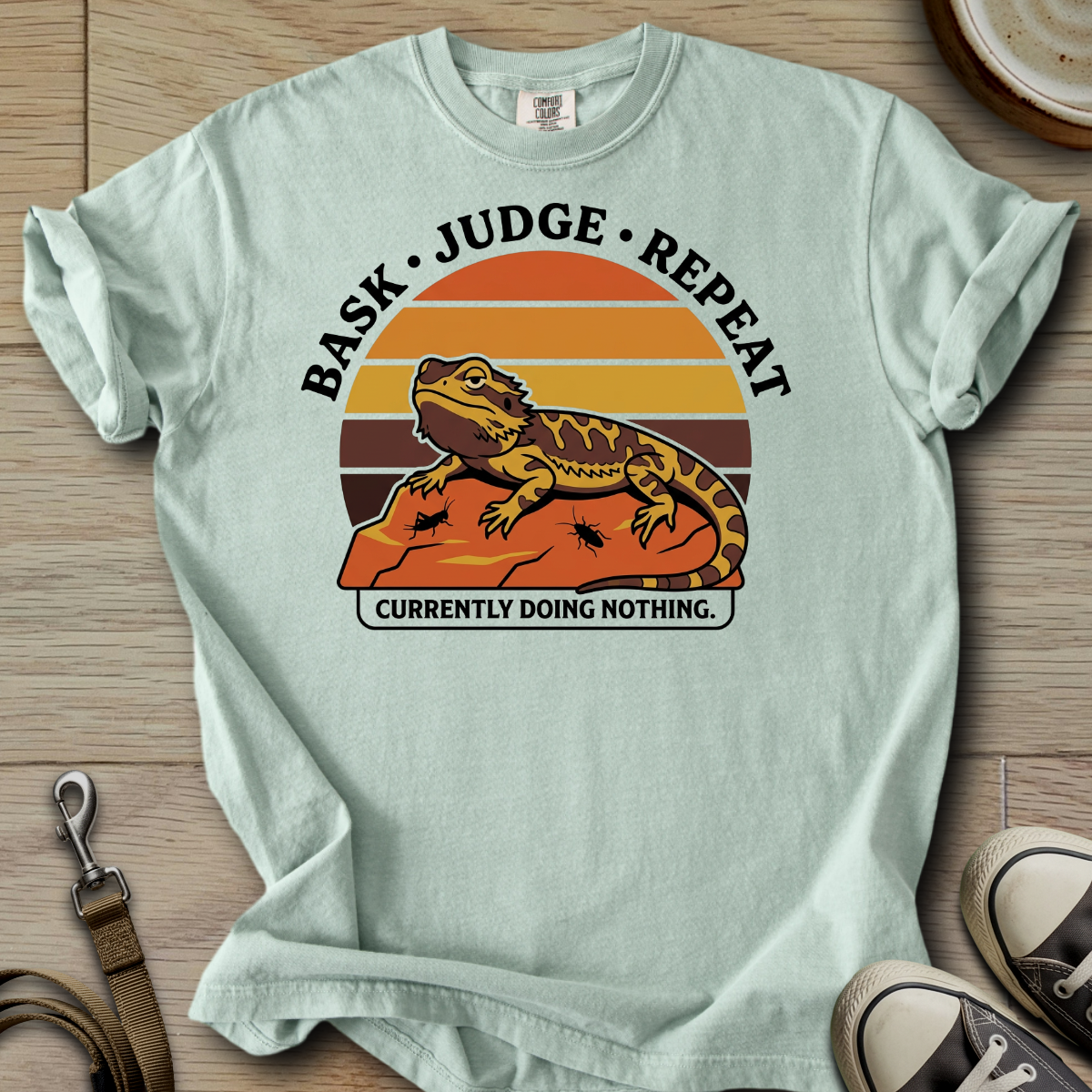 Bask, Judge, Repeat - Beardie T-Shirt