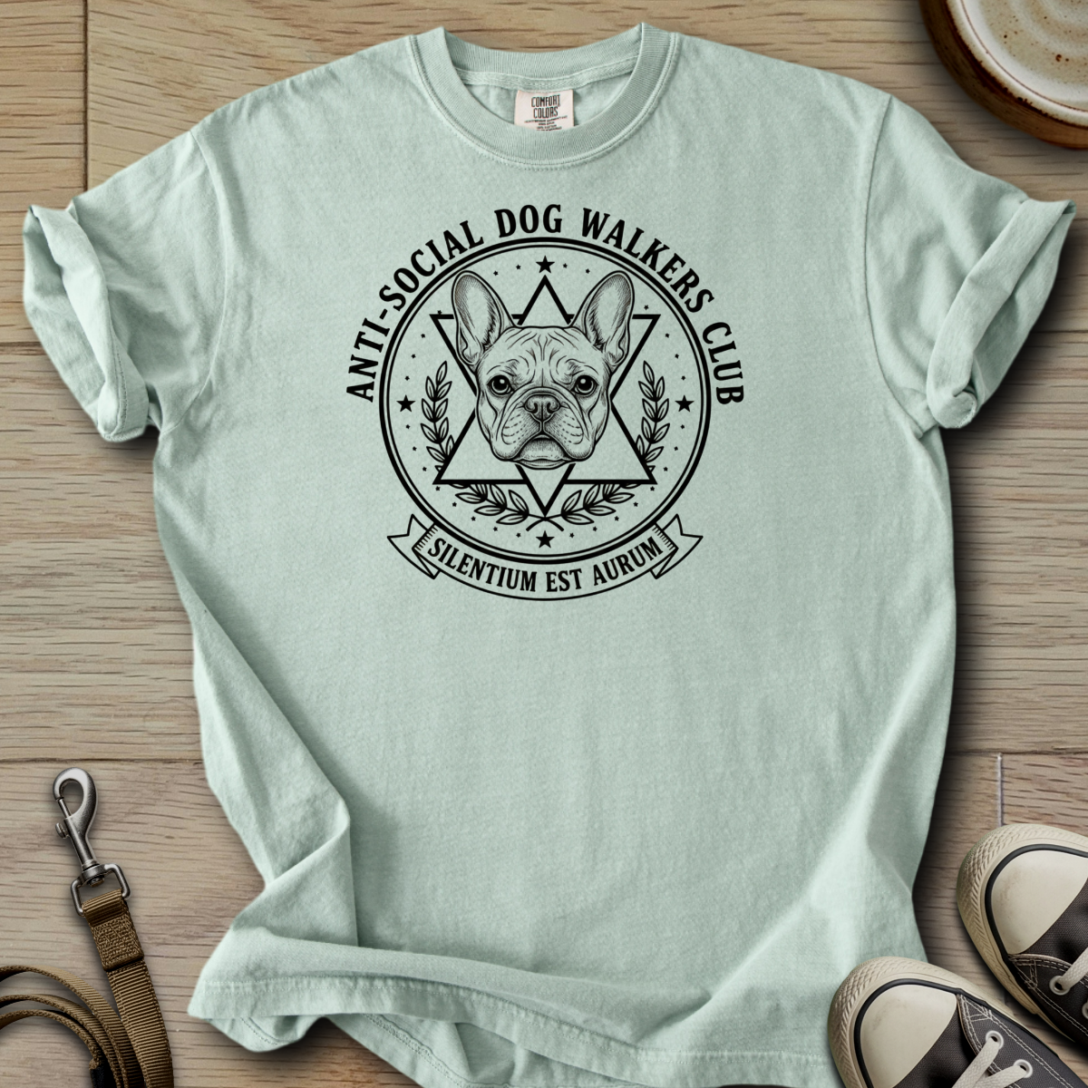 Anti-Social Dog Walkers Club - Frenchie T-Shirt