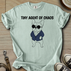 Tiny Agent of Chaos - Frenchie T-Shirt