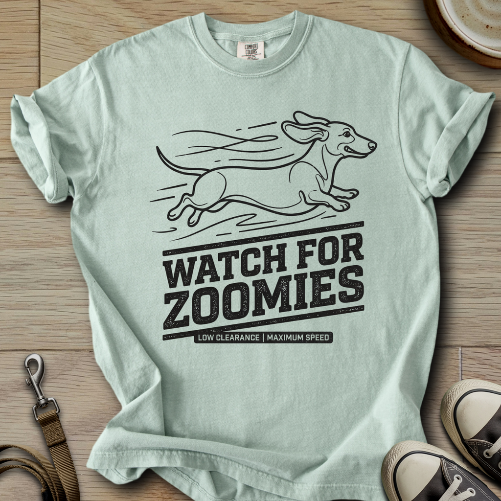 Watch for Zoomies - Doxie T-Shirt