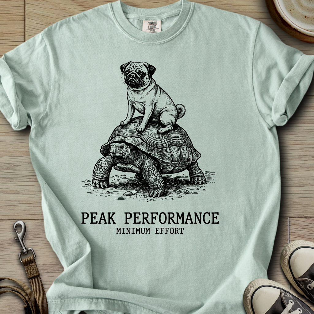 Peak Performance - Pug T-Shirt