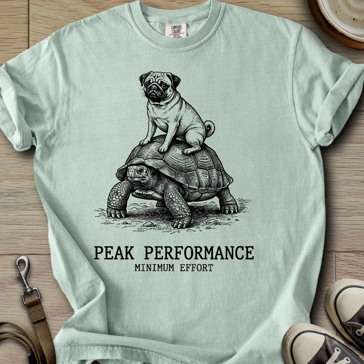 Peak Performance - Pug T-Shirt