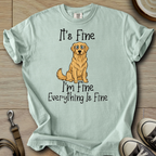 Everything is Fine - Golden T-Shirt