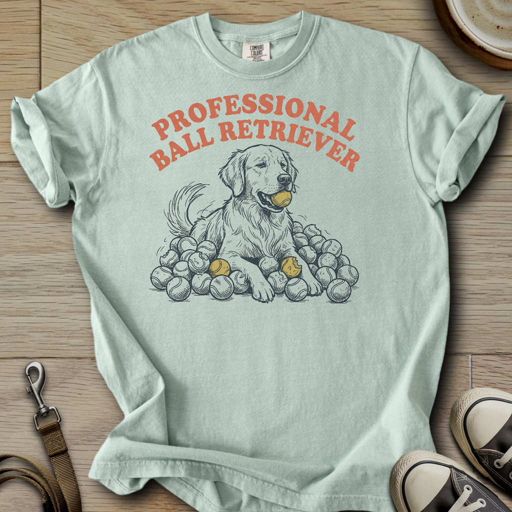 Professional Ball Retriever - Golden T-Shirt