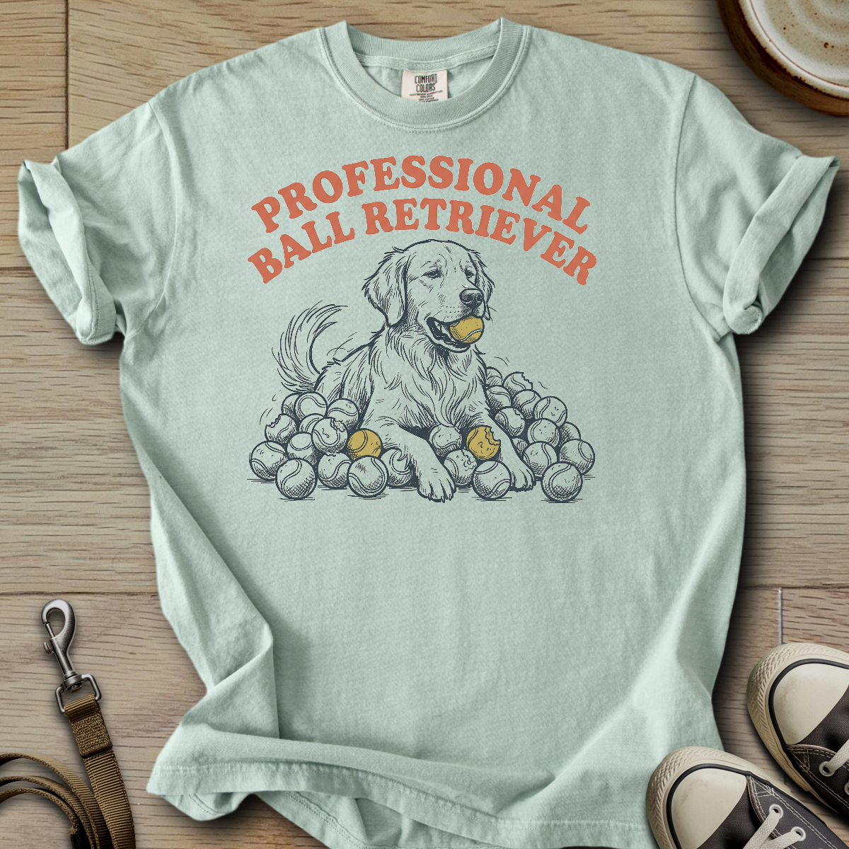Professional Ball Retriever - Golden T-Shirt