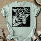 Dog Drinking Iced Coffee - Corgi T-Shirt
