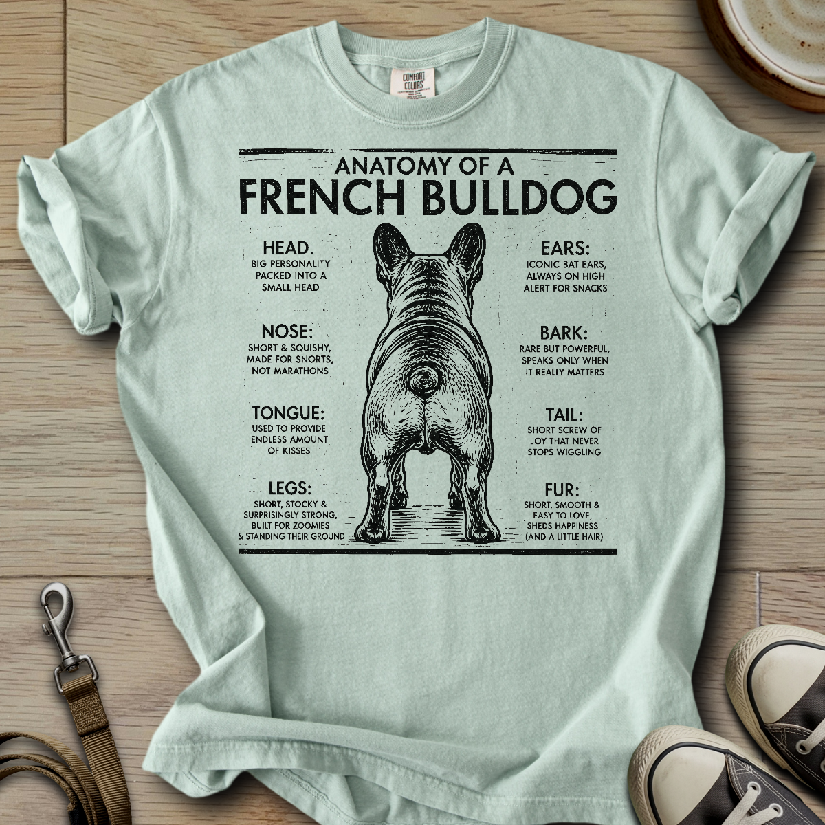 Anatomy of a Frenchie II T-Shirt