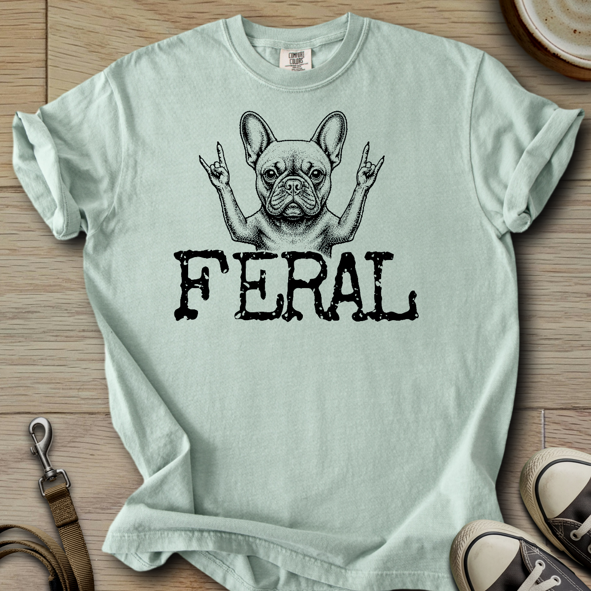Feral - Frenchie T-Shirt