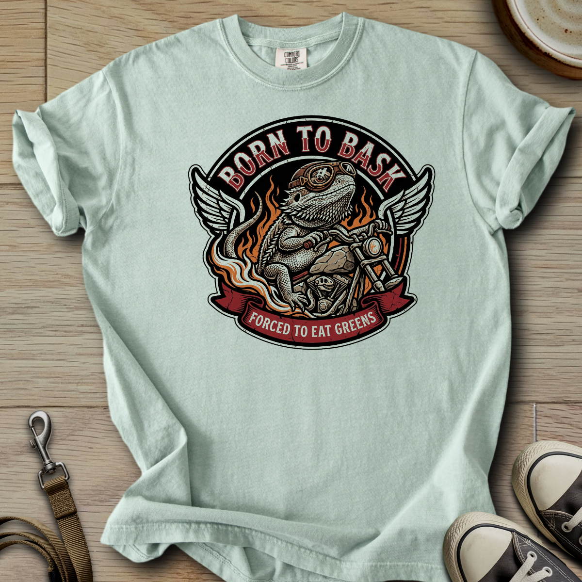 Born to Bask - Beardie T-Shirt