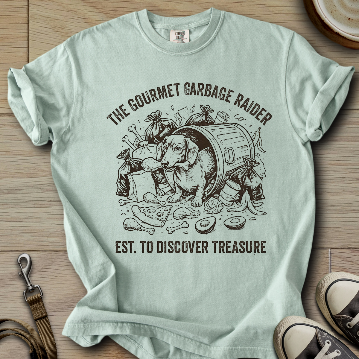 The Gourmet Garage Raider - Doxie T-Shirt