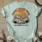 Sunset Sploot Mode - Beardie T-Shirt