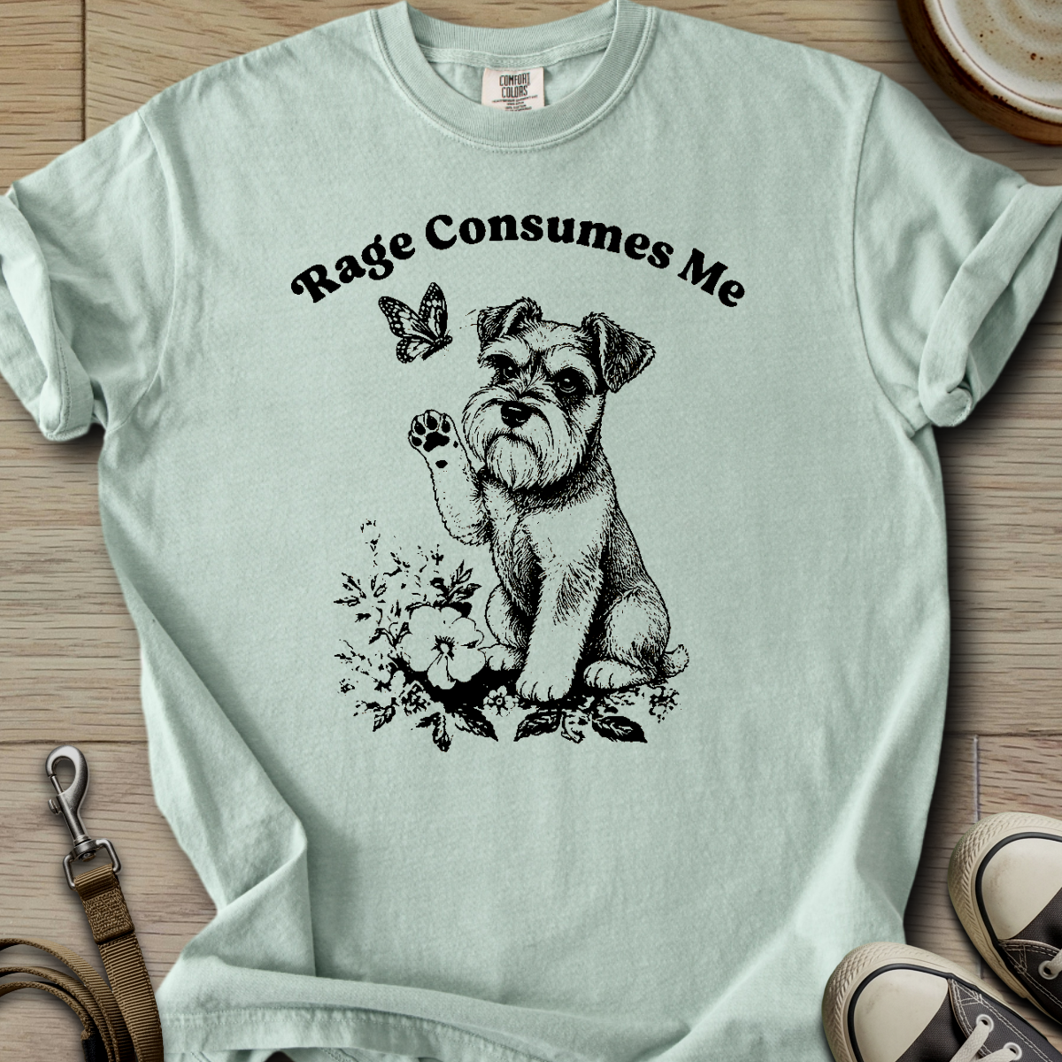Rage Consumes me - Schnauzer T-Shirt