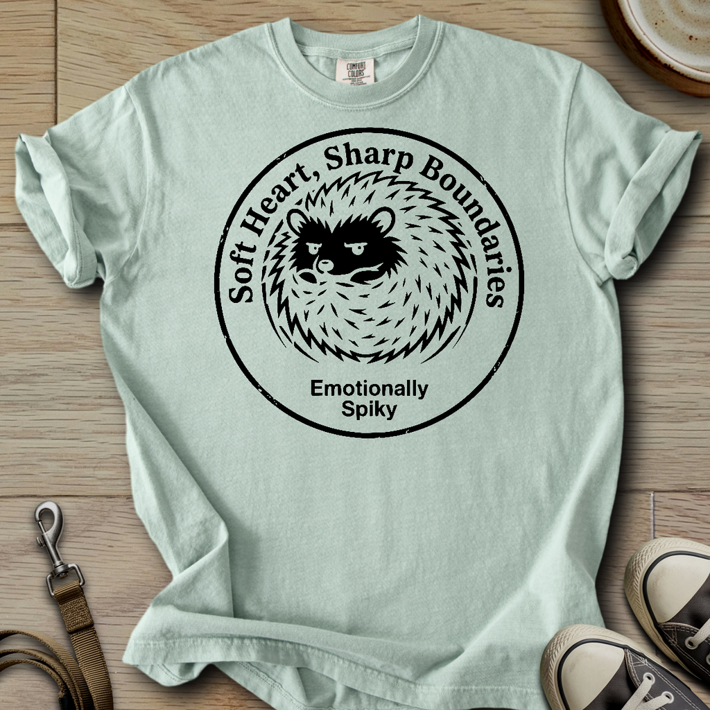 Soft Heart, Sharp Boundaries - Hedgie T-Shirt