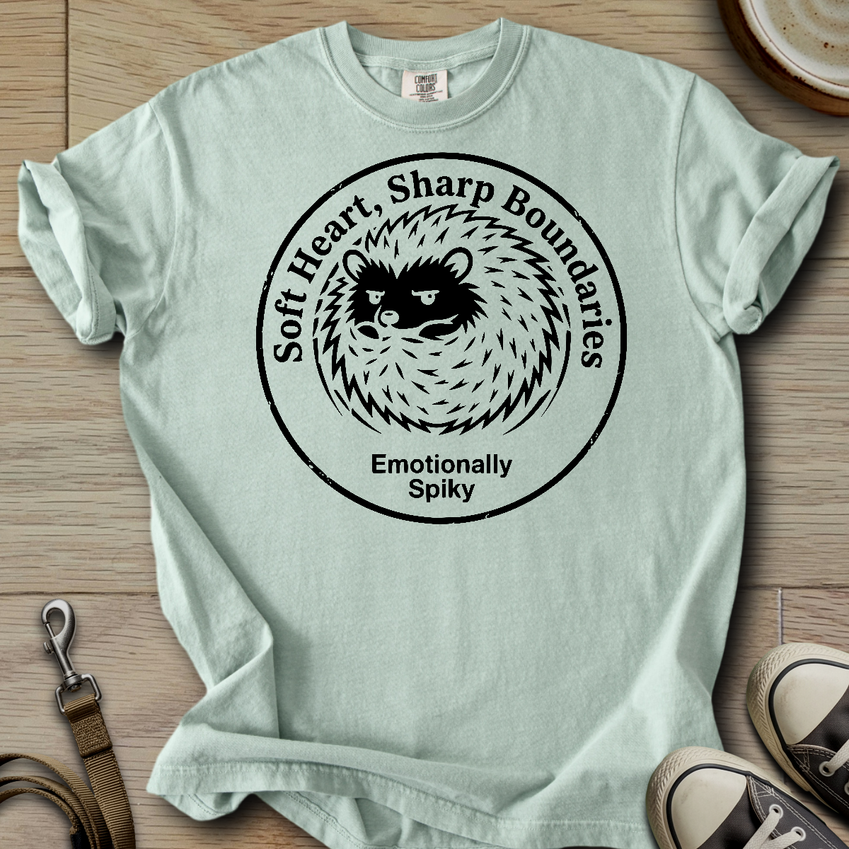 Soft Heart, Sharp Boundaries - Hedgie T-Shirt