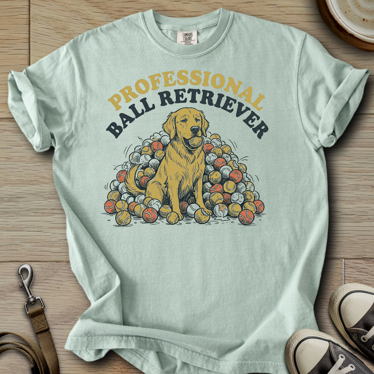 Professional Ball Retriever - Golden T-Shirt
