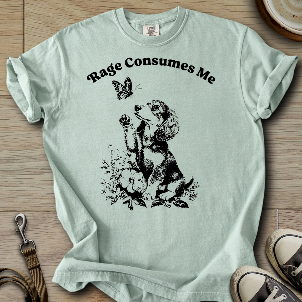 Rage Consumes Me - Doxie T-Shirt