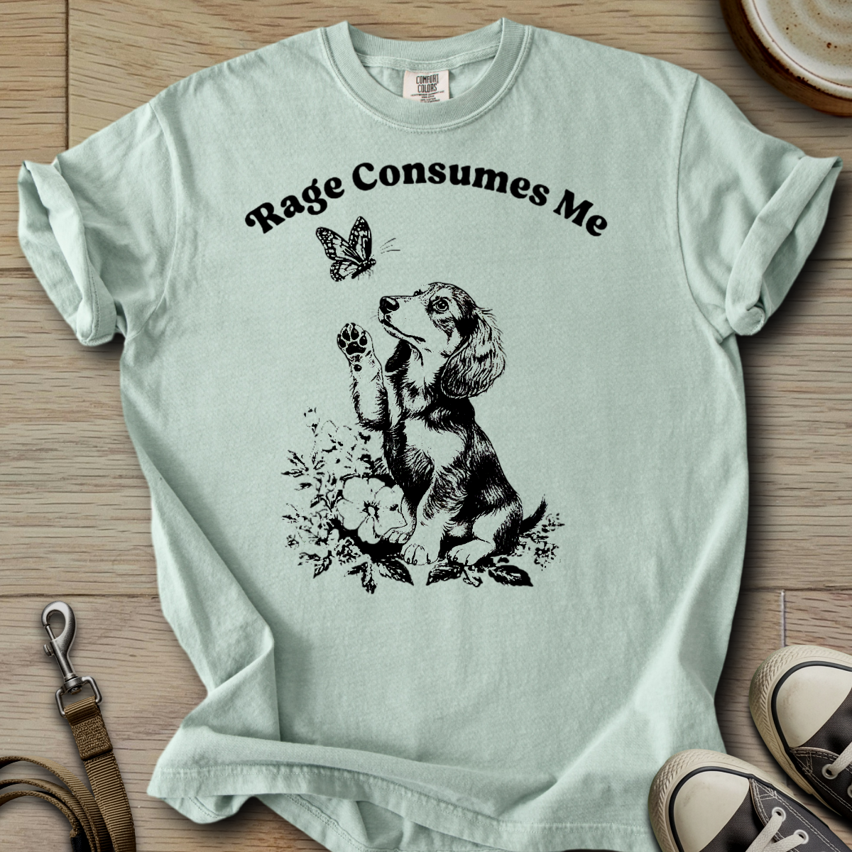 Rage Consumes Me - Doxie T-Shirt