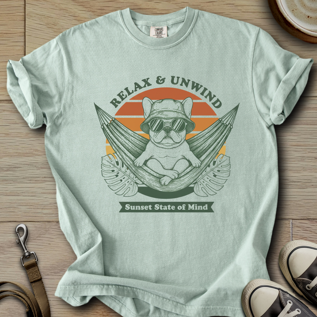 Relax & Unwind - Frenchie T-Shirt