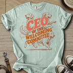 CEO of The Welcoming Committee - Golden T-Shirt