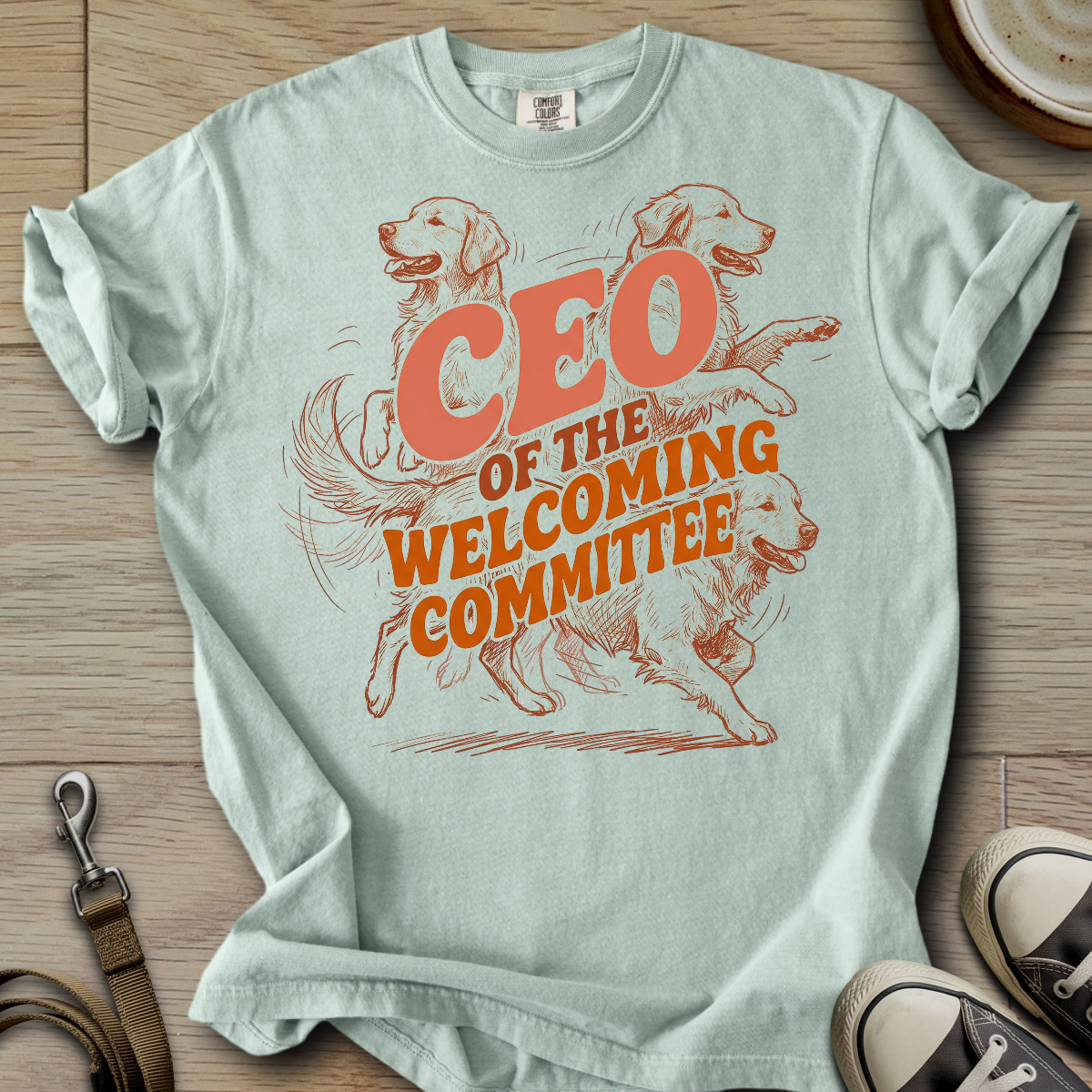 CEO of The Welcoming Committee - Golden T-Shirt