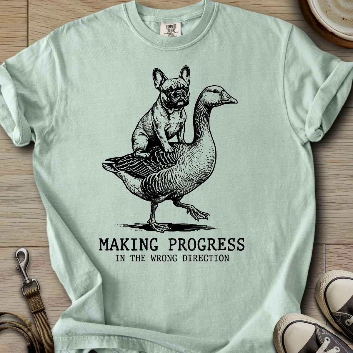 Making Progress - Corgi T-Shirt