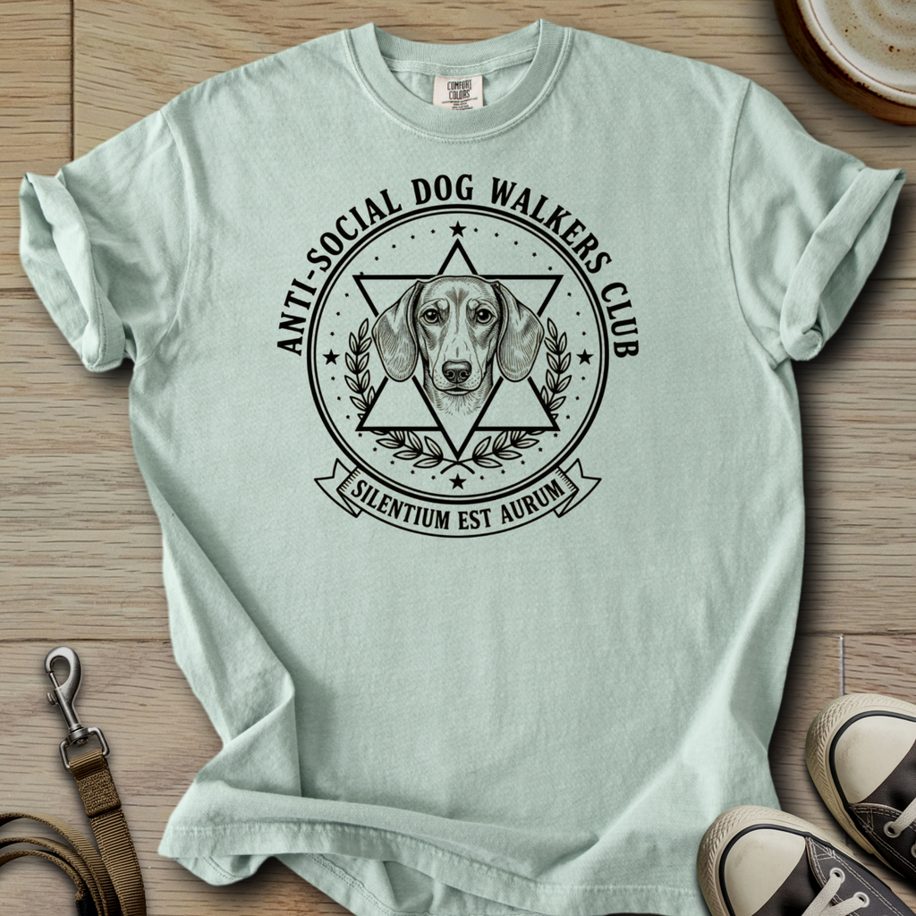 Anti-Social Dog Walkers Club - Doxie T-Shirt