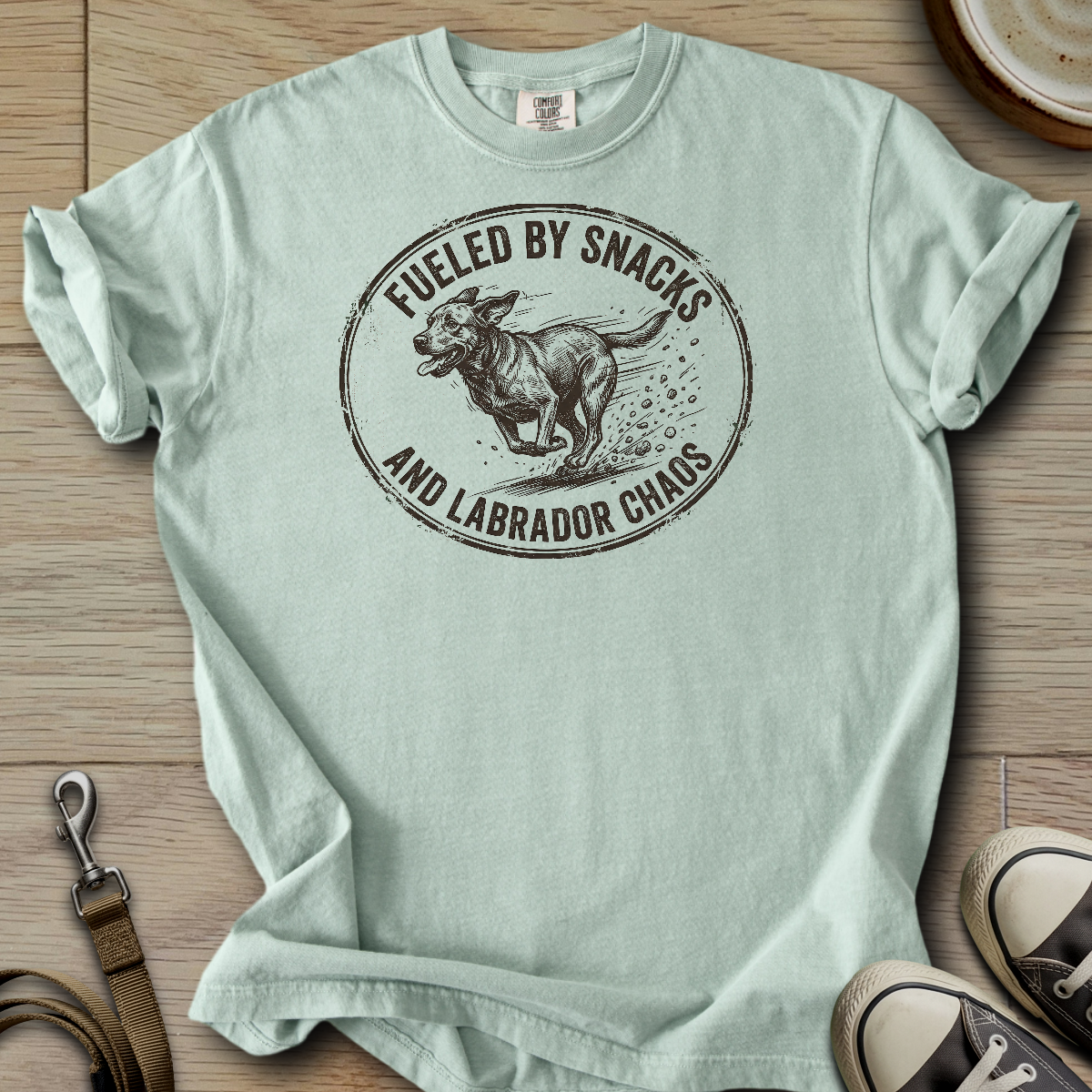 Fueled by Snacks - Labrador T-Shirt