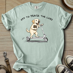 Off to Praise the Lord - Labrador T-Shirt