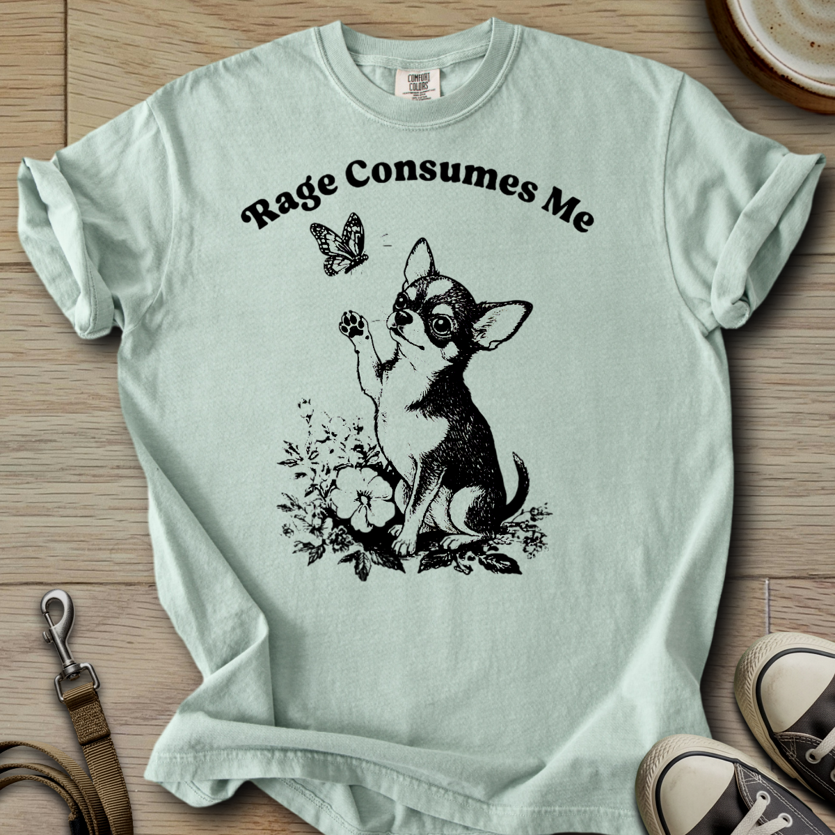 Rage Consumes Me - Chihuahua T-Shirt
