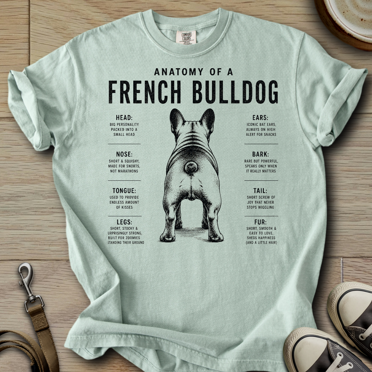 Anatomy of a Frenchie I T-Shirt