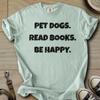 Pet Dogs Read Books T-Shirt