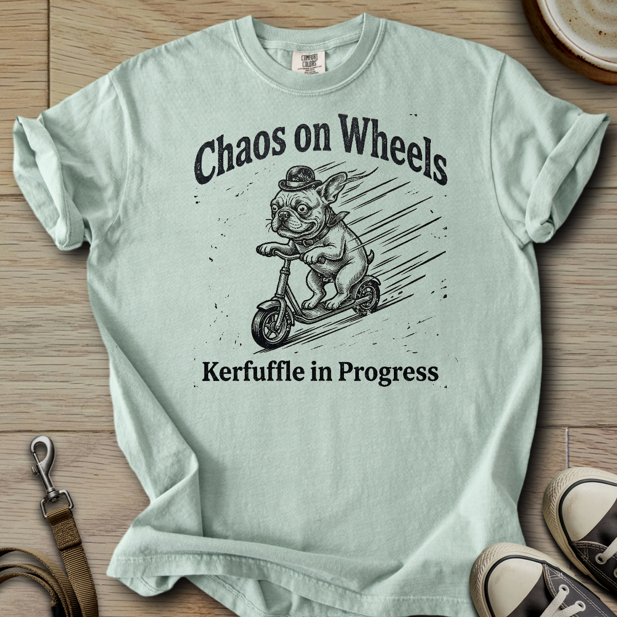 Chaos on Wheels - Frenchie T-Shirt