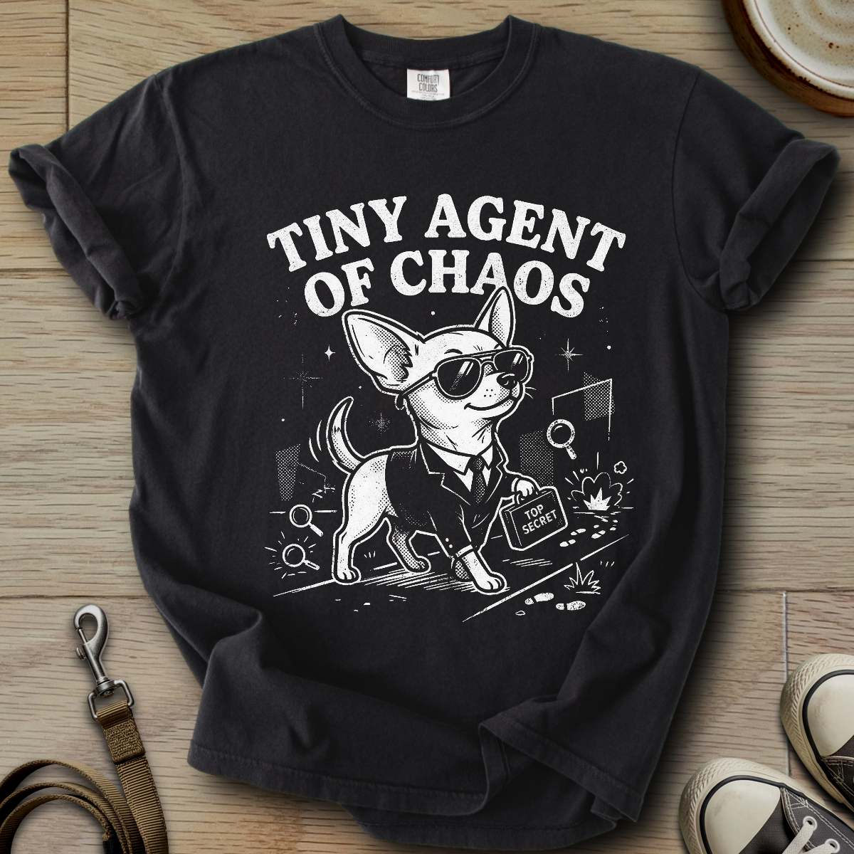 Tiny Agent of Chaos - Dog T-Shirt