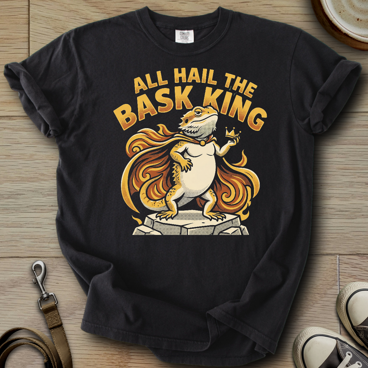 All Hail the Bask King - Beardie T-Shirt