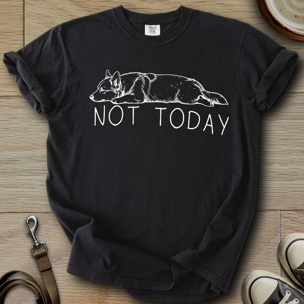 Not Today - Corgi T-Shirt