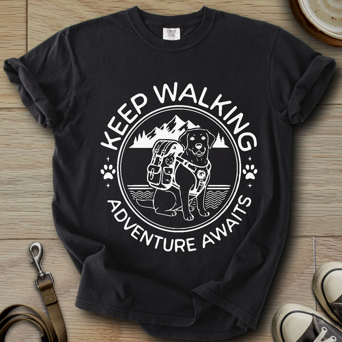 Adventure Awaits - Labrador T-Shirt