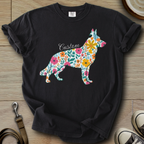 Personalized Name dog silhouette - GSD T-Shirt