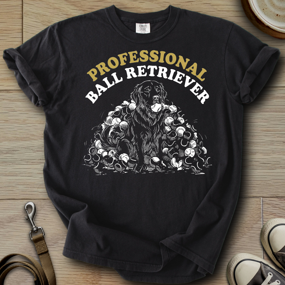 Professional Ball Retriever - Golden T-Shirt