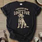 Labrador Mom Love & Fur T-Shirt