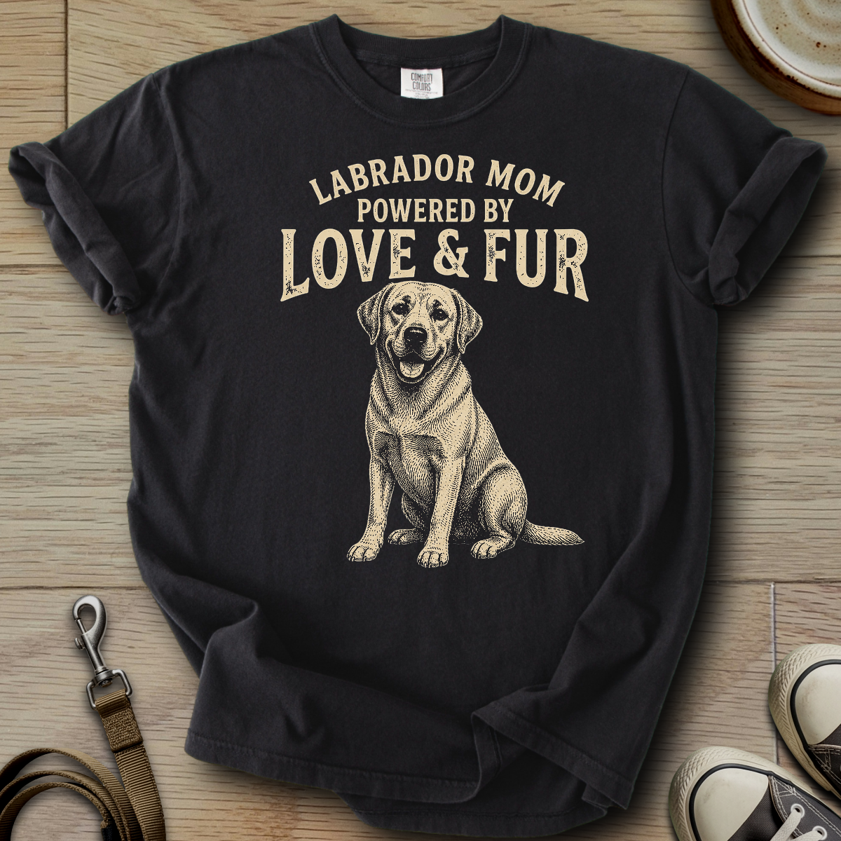 Labrador Mom Love & Fur T-Shirt