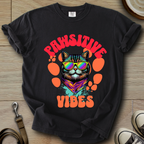 Pawsitive Cat Vibes T-Shirt