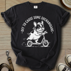 Off to Cause Some Shenanigans - Frenchie T-Shirt
