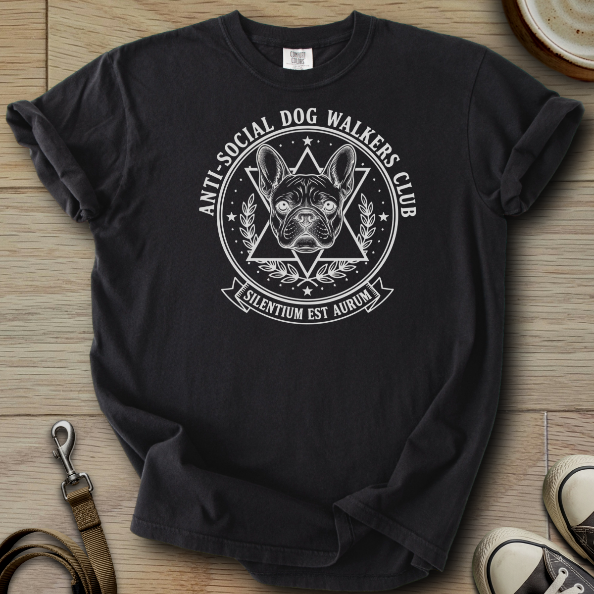 Anti-Social Dog Walkers Club - Frenchie T-Shirt
