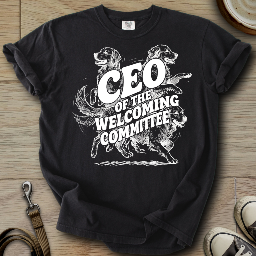 CEO of The Welcoming Committee - Golden T-Shirt