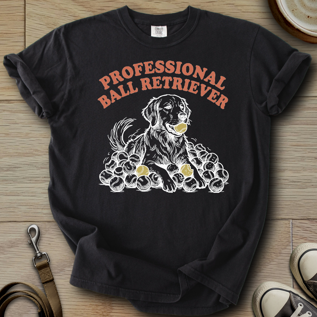 Professional Ball Retriever - Golden T-Shirt