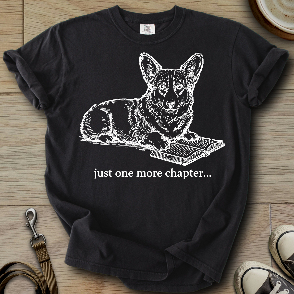 Just one more Chapter - Corgi T-Shirt