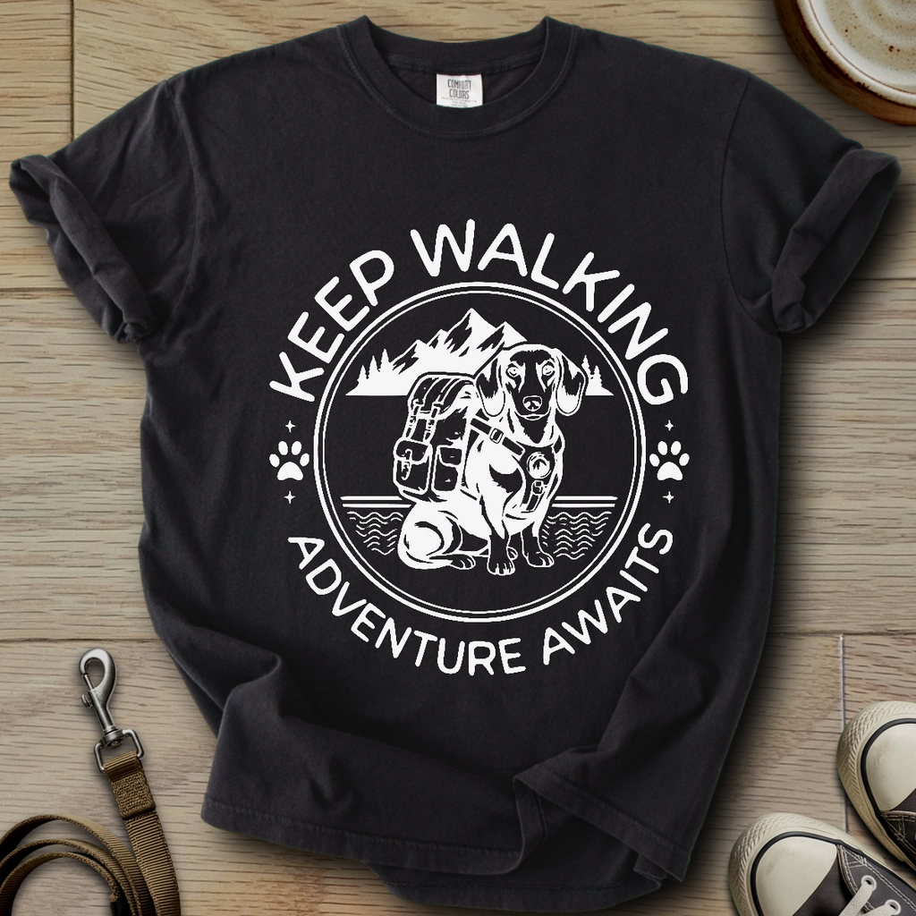 Adventure Awaits - Doxie T-Shirt