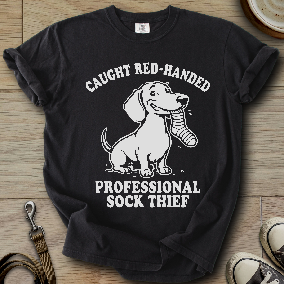 Professional Sock Thief - Doxie T-Shirt