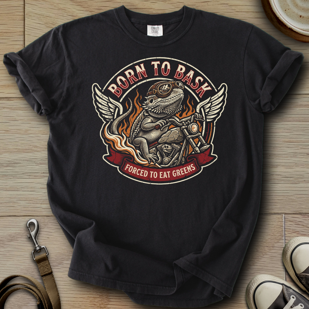 Born to Bask - Beardie T-Shirt